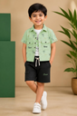 Green Dashing Festive Look